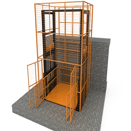 Cargo Lift with Full Mesh