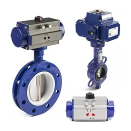 PNEUMATIC & ELECTRIC BUTTERFLY VALVE